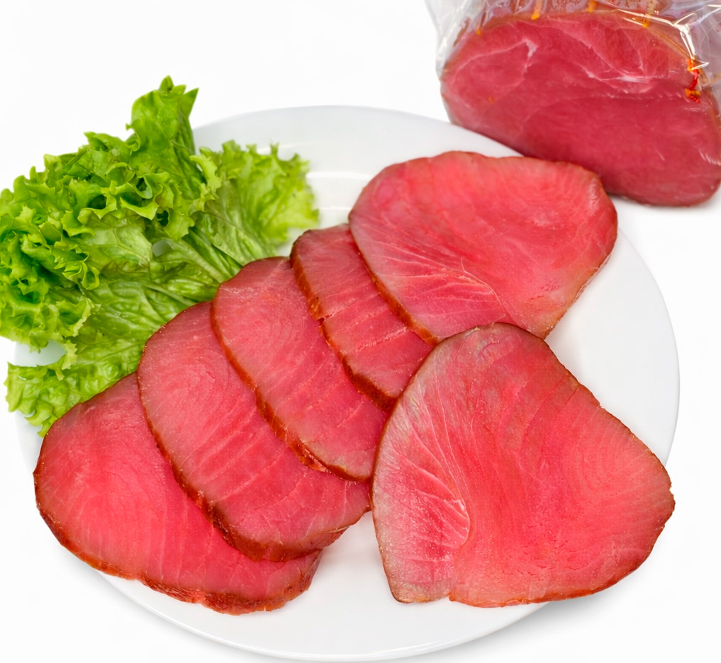 Тунец холодного копчения